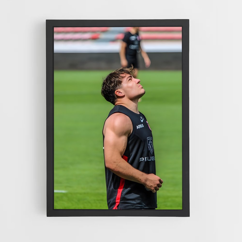 Poster Antoine dupont – affiche Rugby (vue 2)
